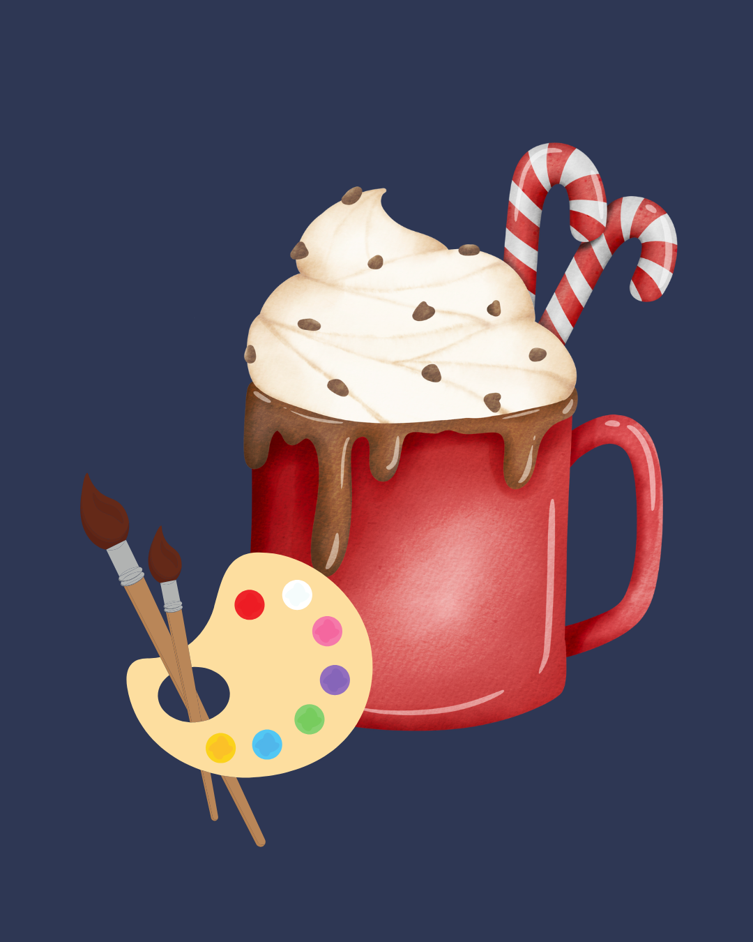 Kids Hot Choc & Paint